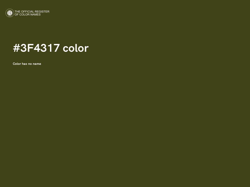 #3F4317 color image