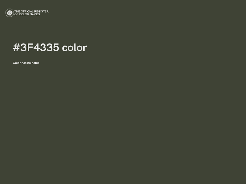 #3F4335 color image