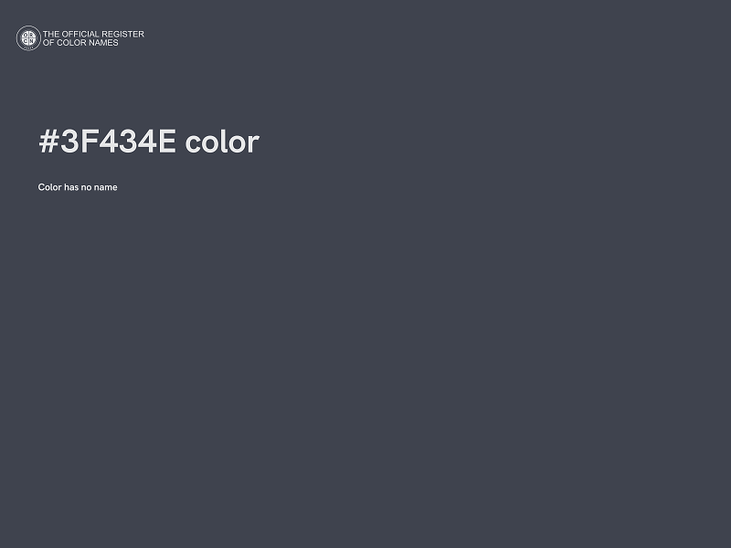 #3F434E color image