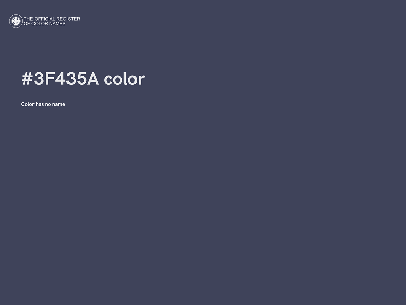 #3F435A color image