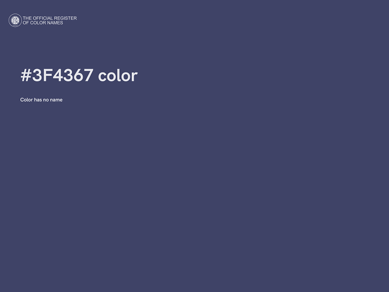 #3F4367 color image