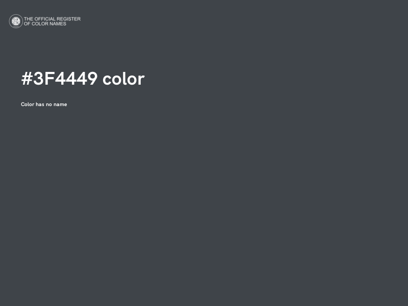 #3F4449 color image