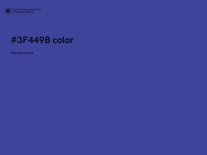 #3F449B color image