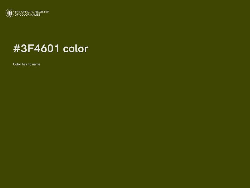 #3F4601 color image