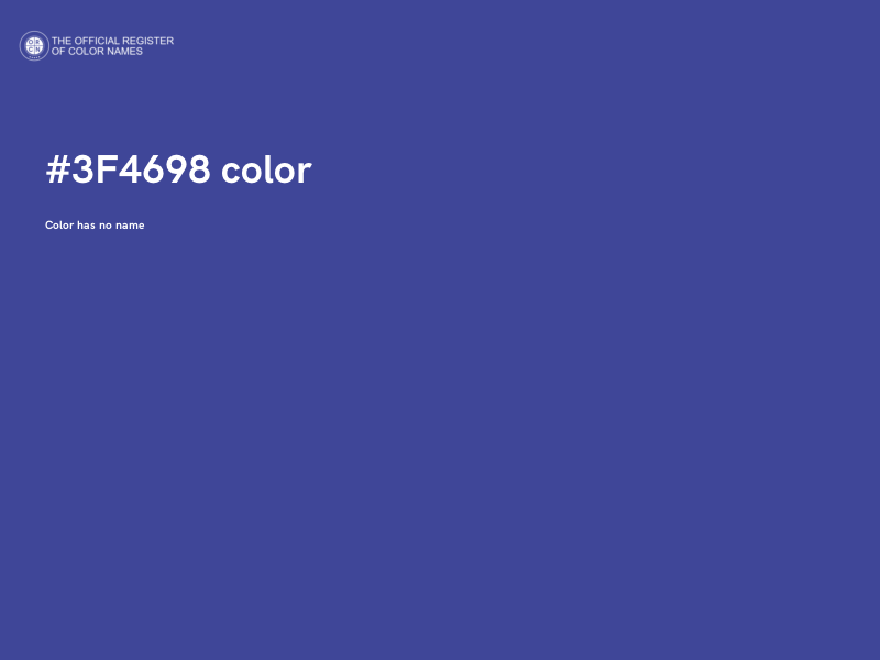 #3F4698 color image