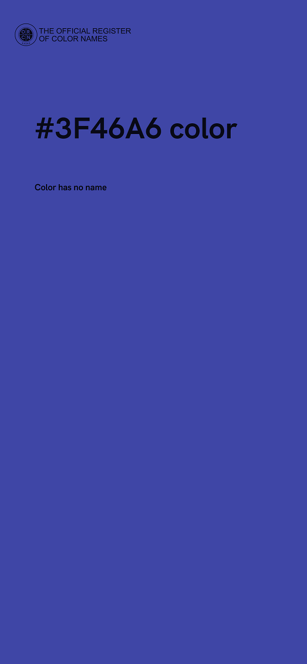 #3F46A6 color image