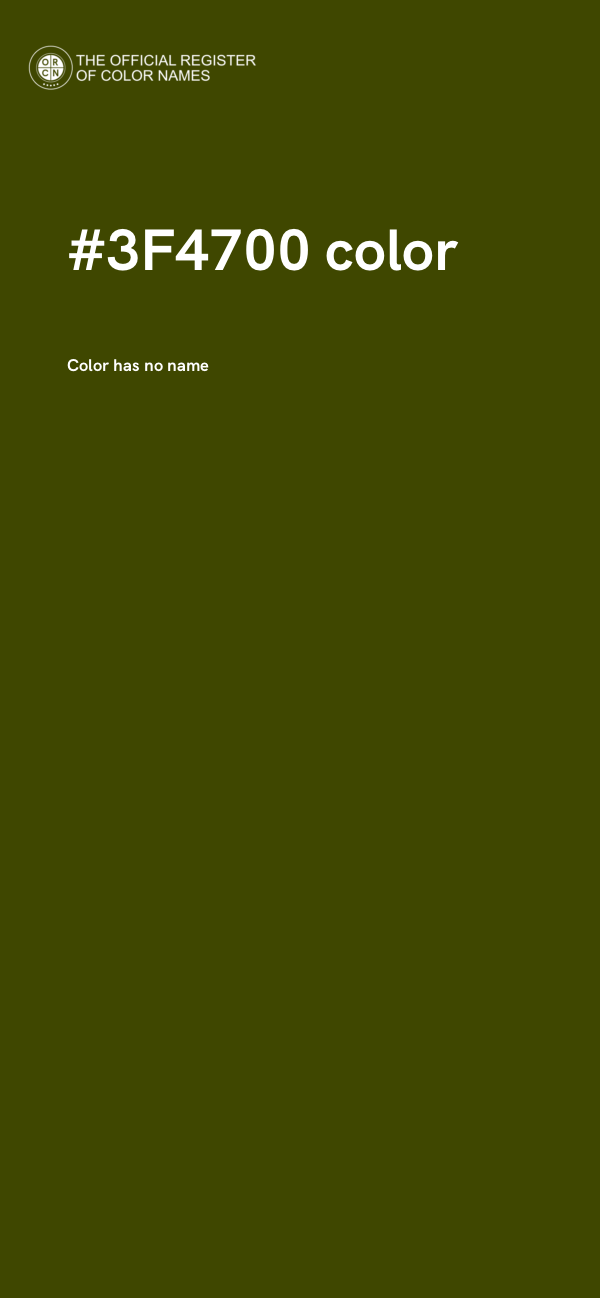 #3F4700 color image