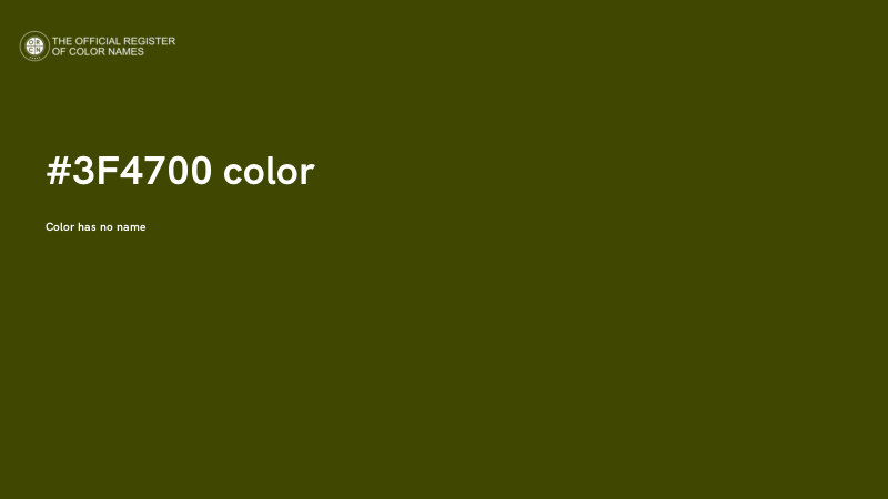 #3F4700 color image