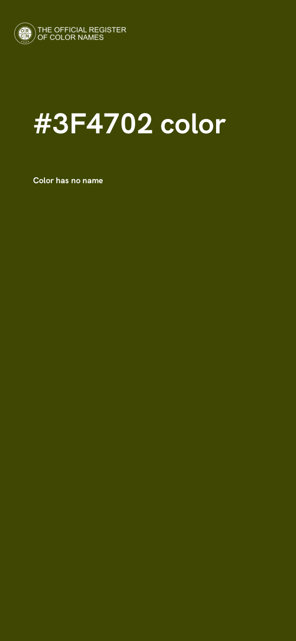 #3F4702 color image