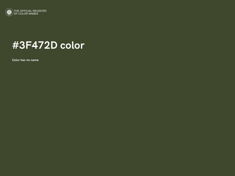 #3F472D color image
