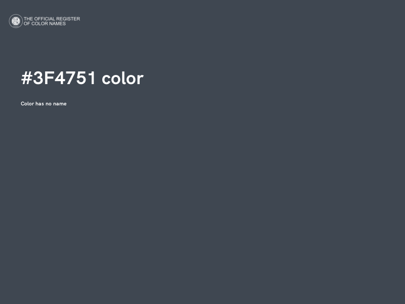 #3F4751 color image