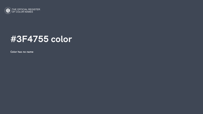 #3F4755 color image