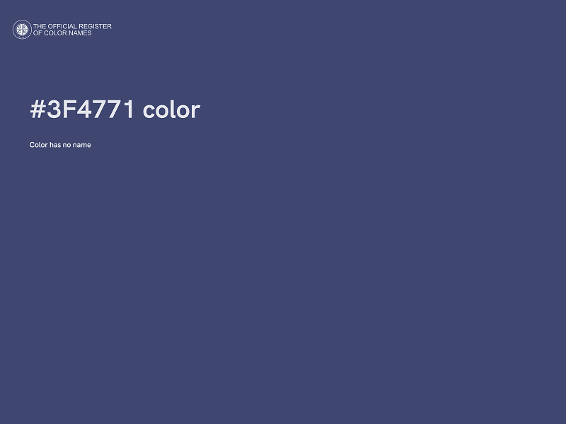 #3F4771 color image