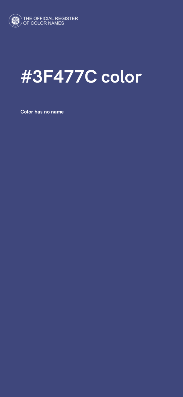 #3F477C color image