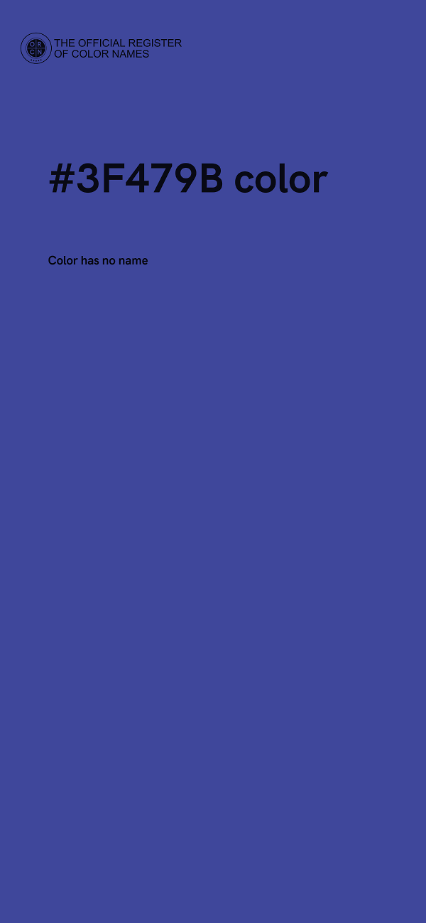 #3F479B color image
