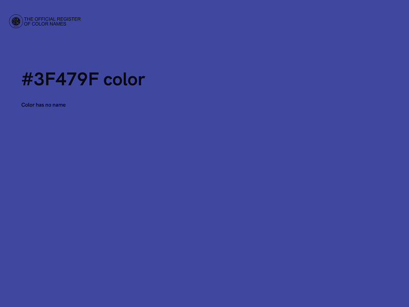 #3F479F color image