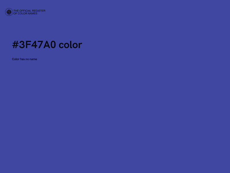#3F47A0 color image