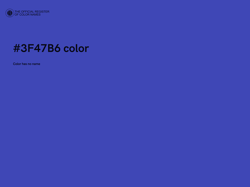 #3F47B6 color image