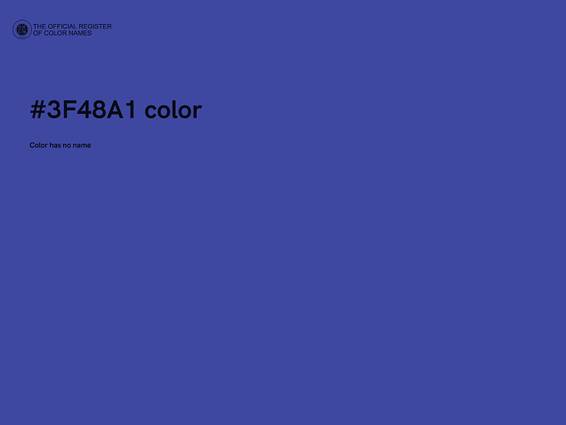 #3F48A1 color image