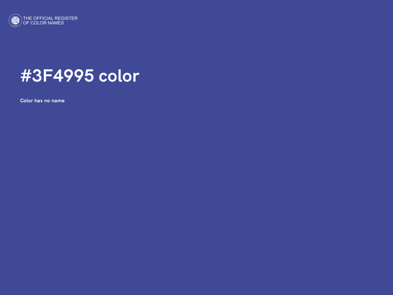 #3F4995 color image