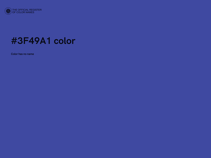 #3F49A1 color image