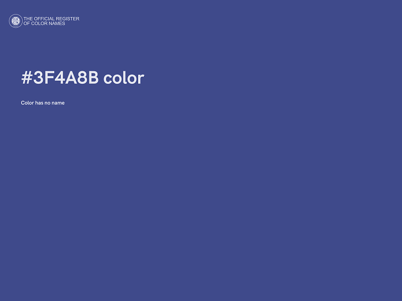 #3F4A8B color image