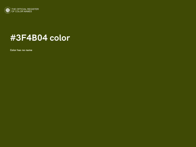 #3F4B04 color image