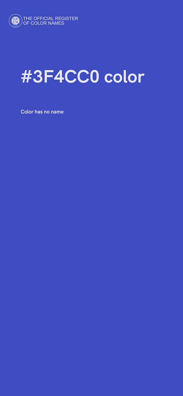 #3F4CC0 color image
