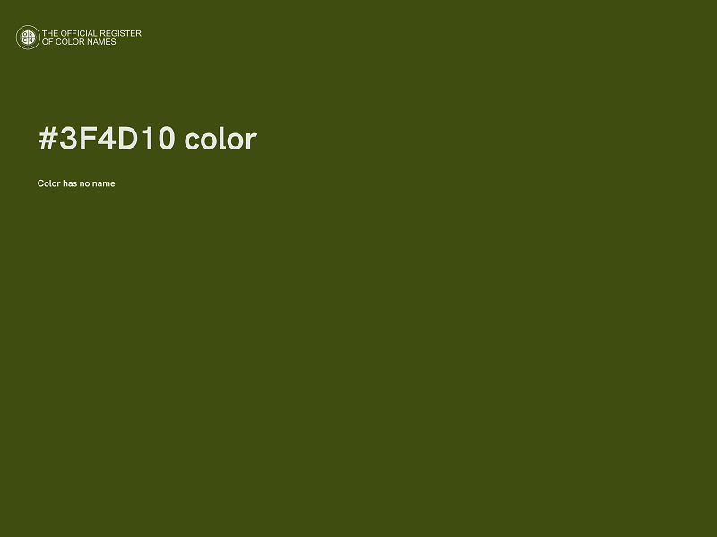 #3F4D10 color image