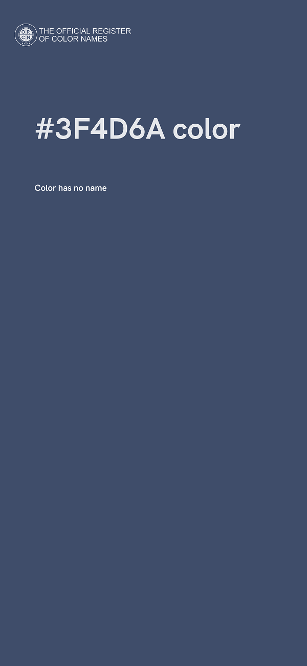 #3F4D6A color image