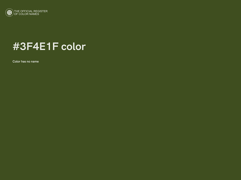 #3F4E1F color image