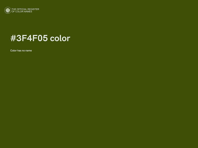 #3F4F05 color image