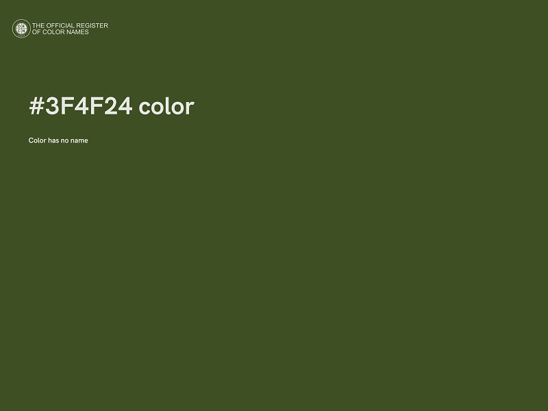 #3F4F24 color image