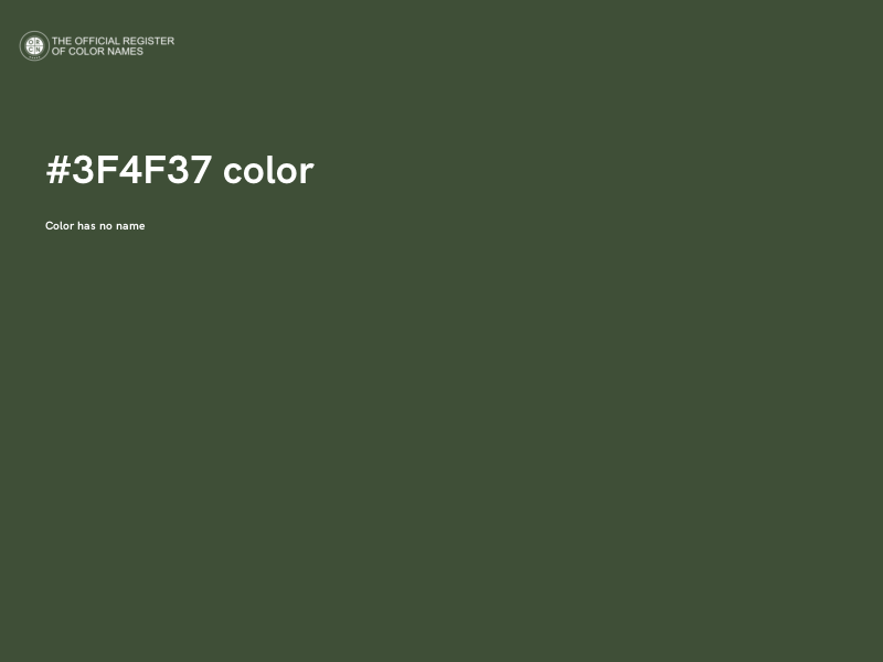 #3F4F37 color image