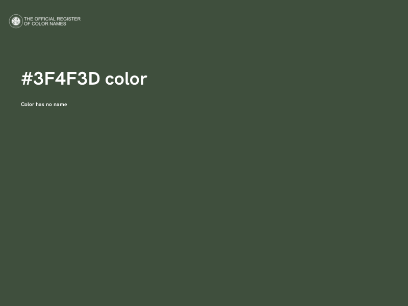 #3F4F3D color image