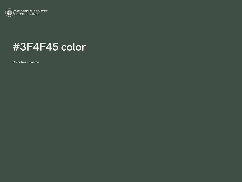 #3F4F45 color image