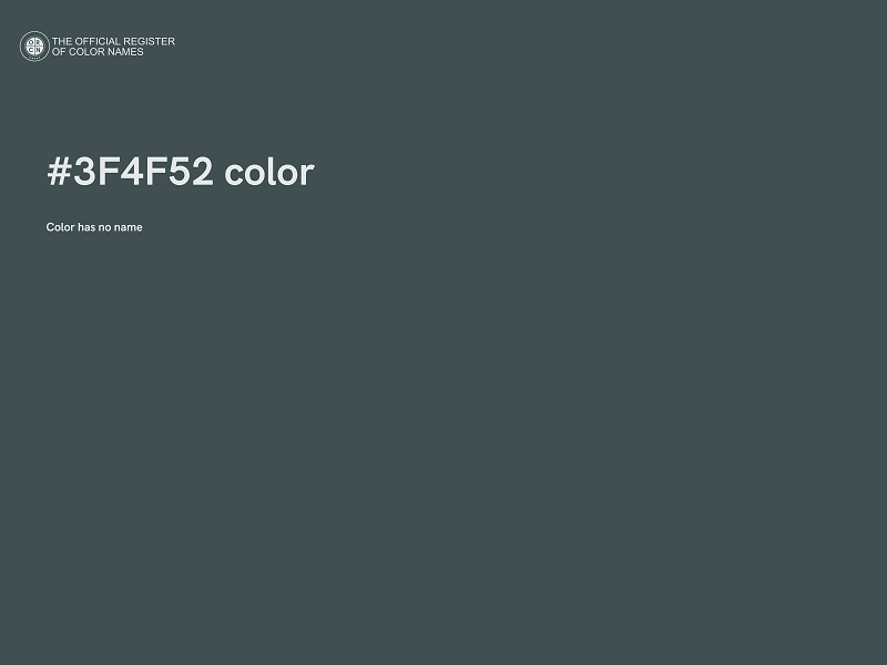 #3F4F52 color image
