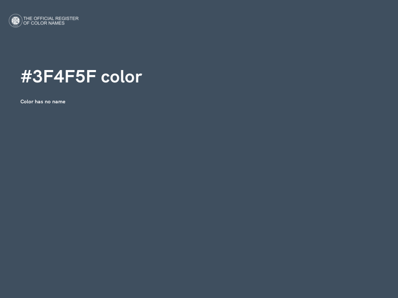 #3F4F5F color image