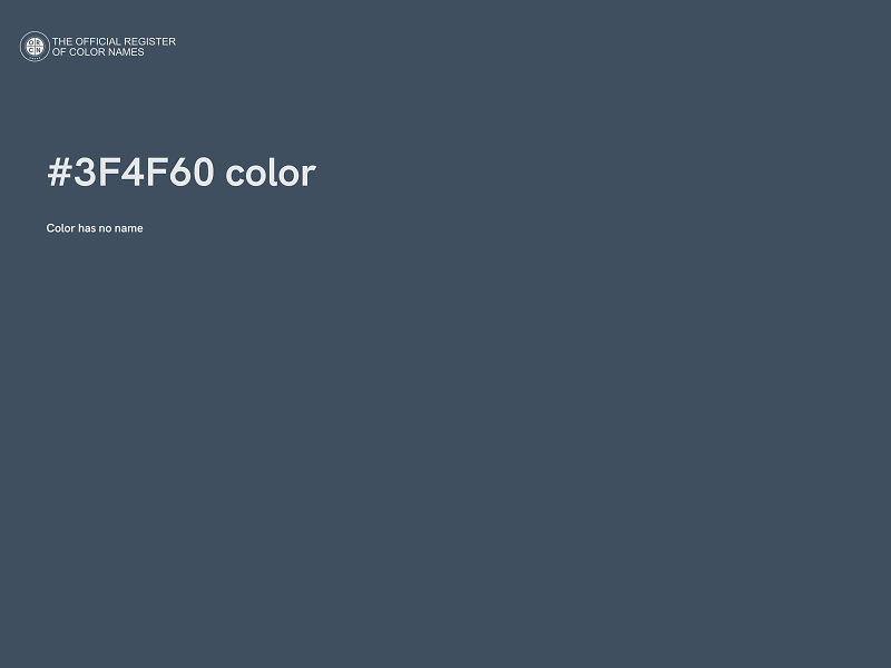 #3F4F60 color image