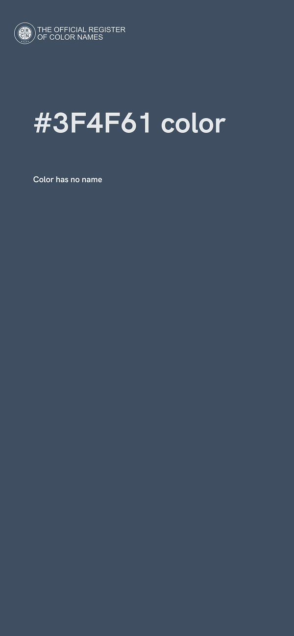#3F4F61 color image