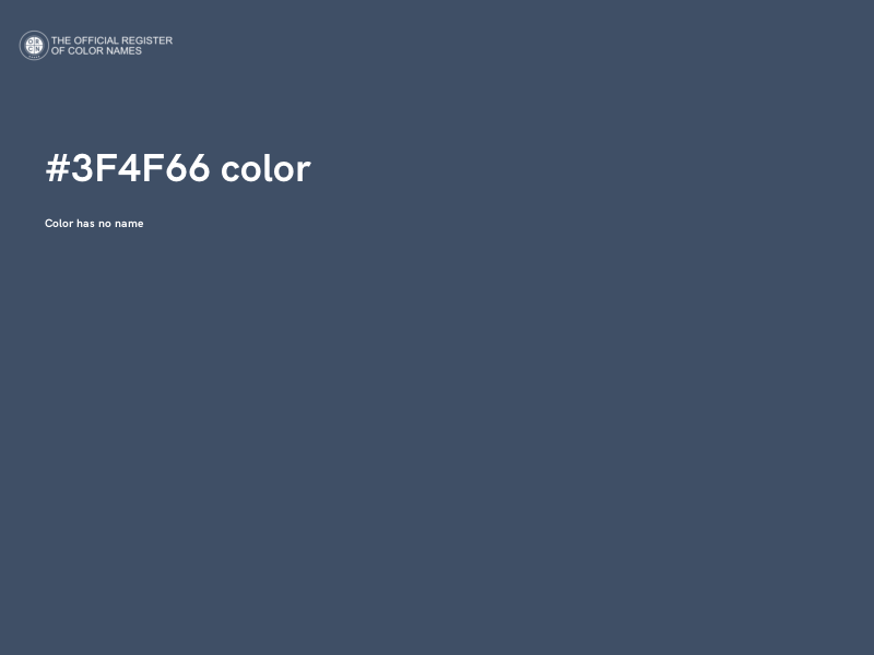 #3F4F66 color image