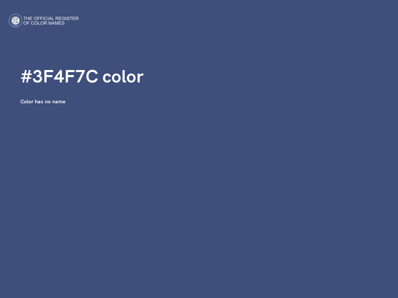 #3F4F7C color image