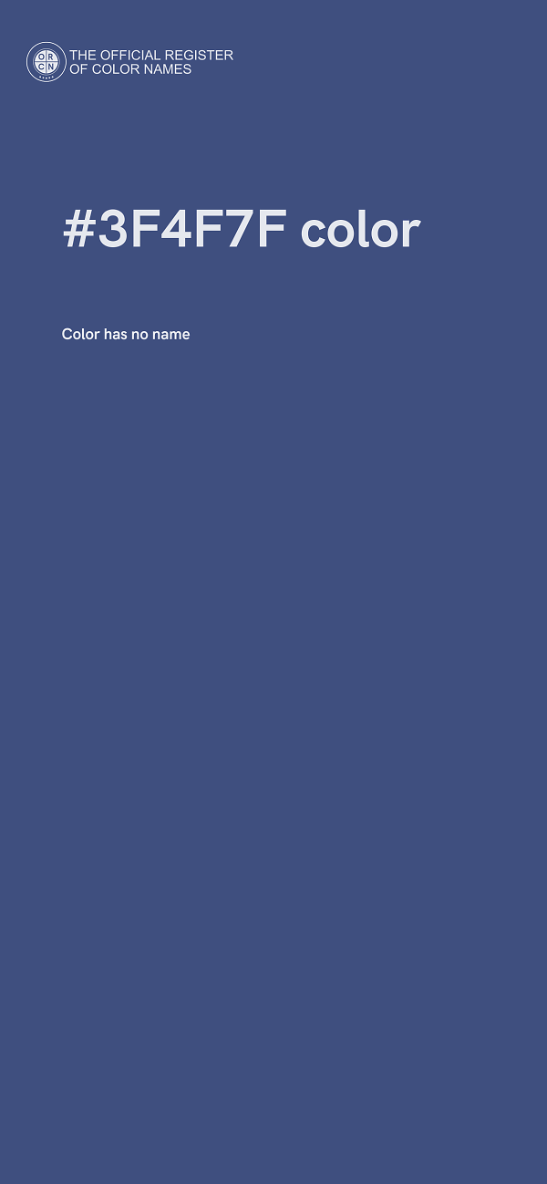 #3F4F7F color image