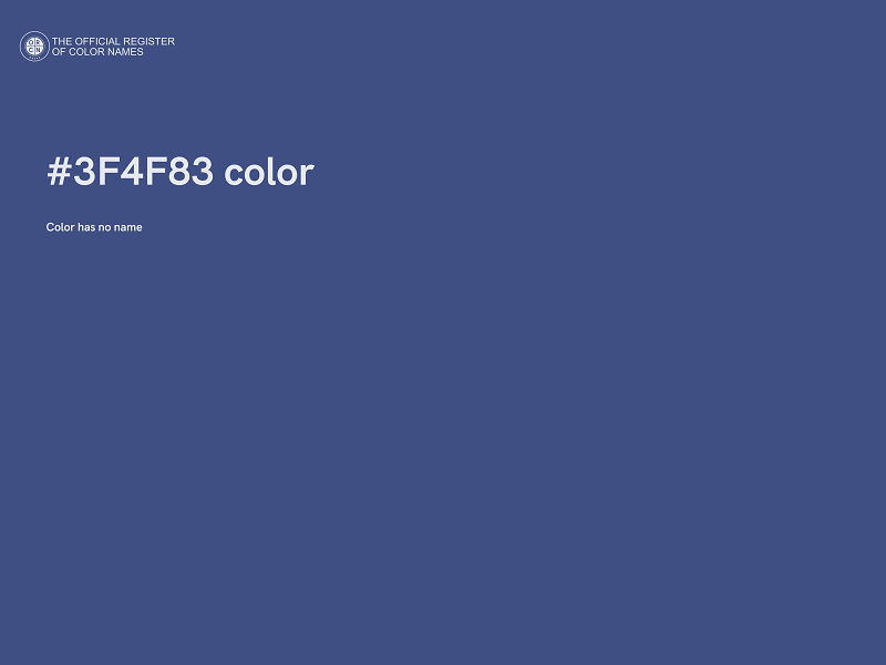 #3F4F83 color image