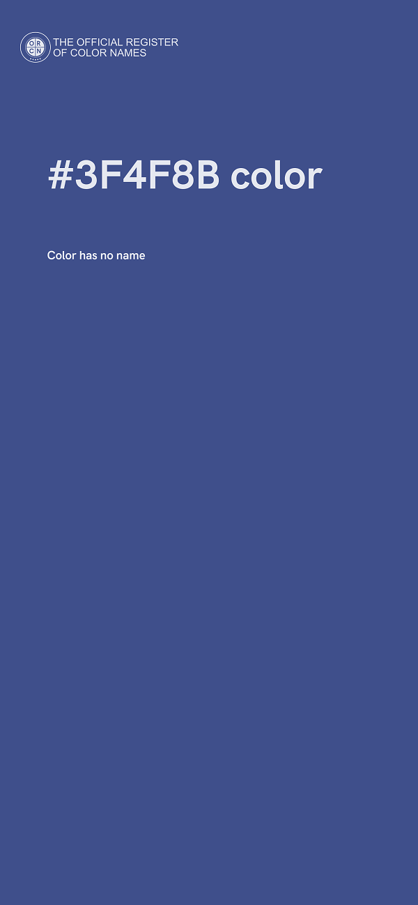 #3F4F8B color image