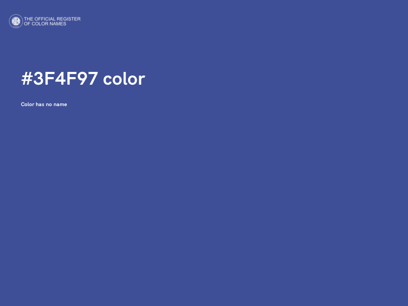 #3F4F97 color image