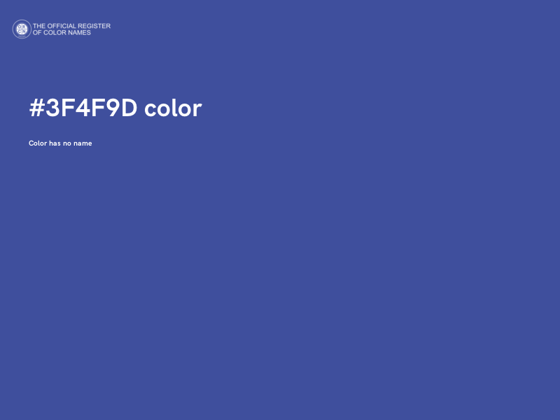 #3F4F9D color image