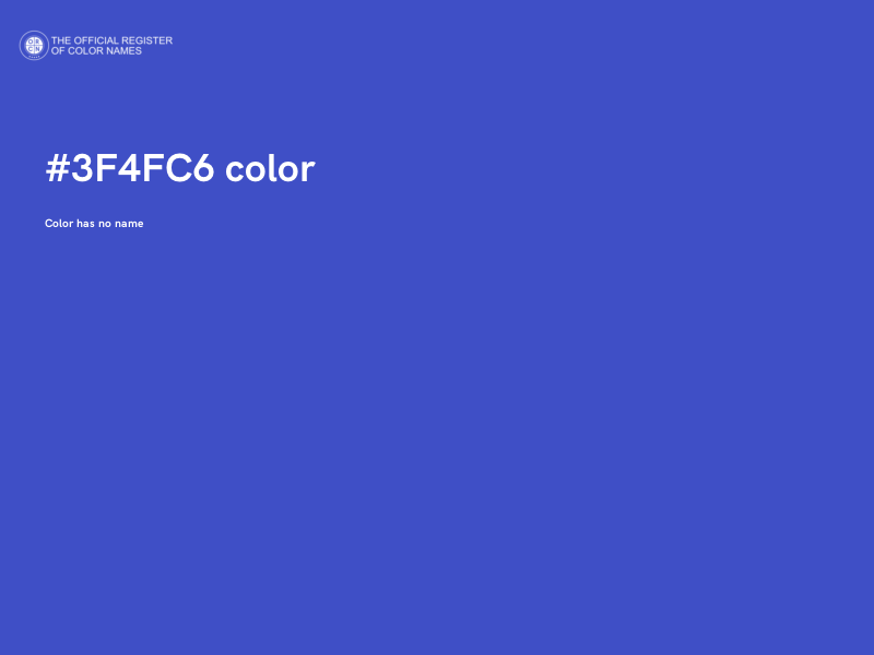 #3F4FC6 color image