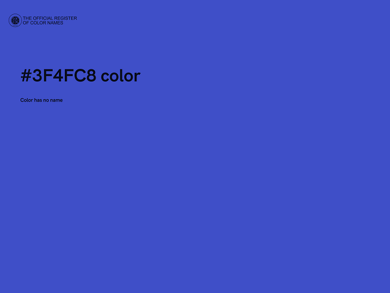 #3F4FC8 color image