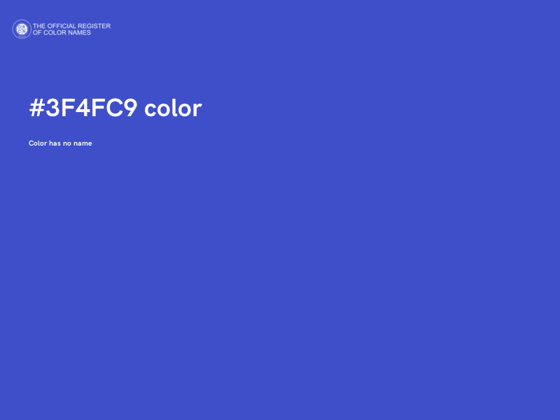 #3F4FC9 color image